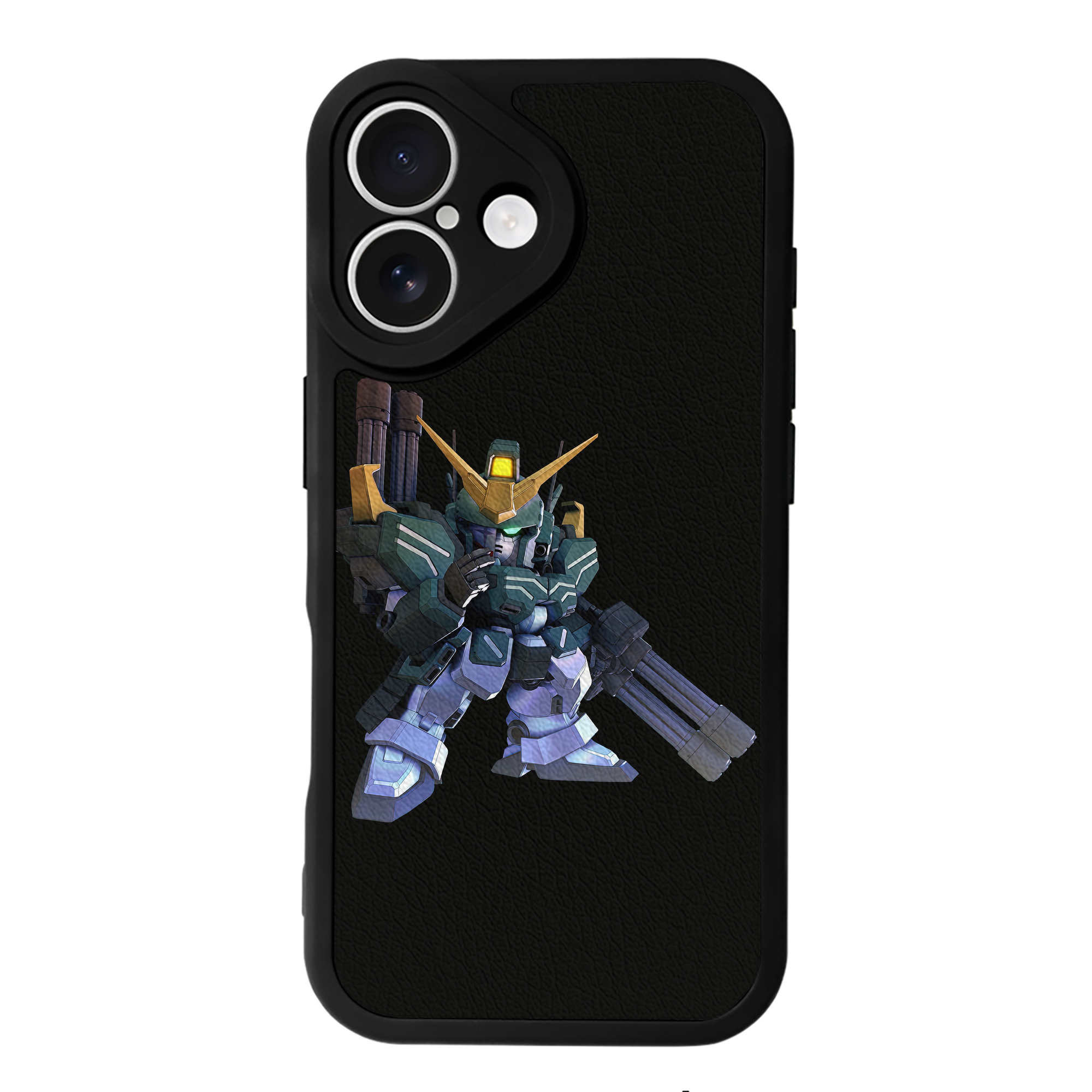 （画像用） 機動戦士ガンダム Mobile Suit Gundam 【iPhone 16シリーズ対応】シリコンスマホケース（レザー調） 材質：シリコン